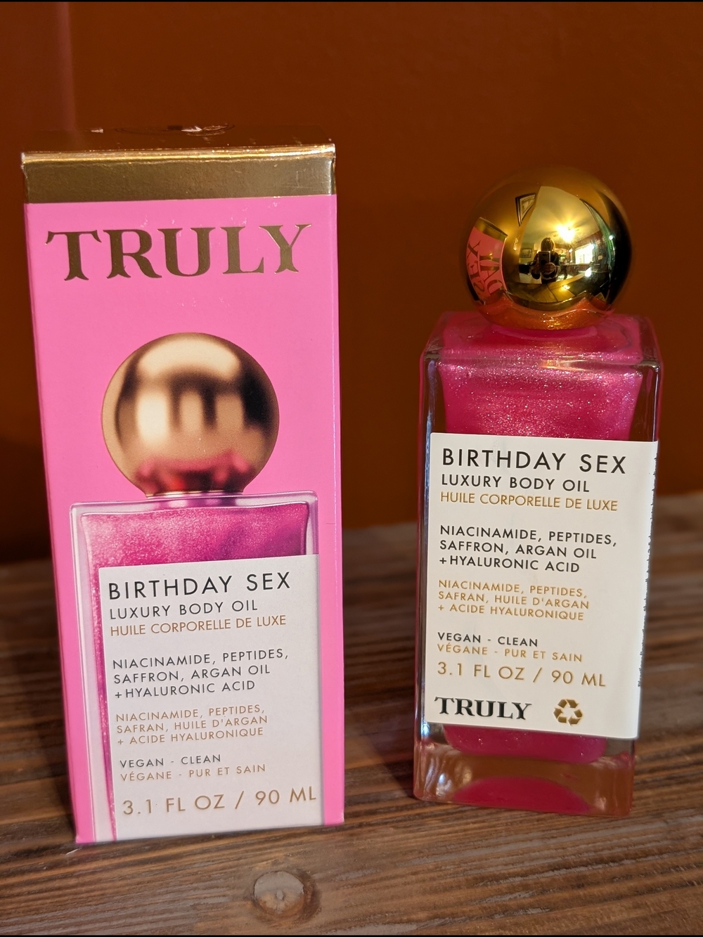 TRULY Pink & Gold Birthday Sex Luxury Body Oil